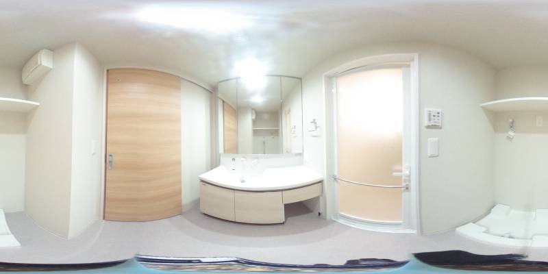 パノラマ画像洗面所