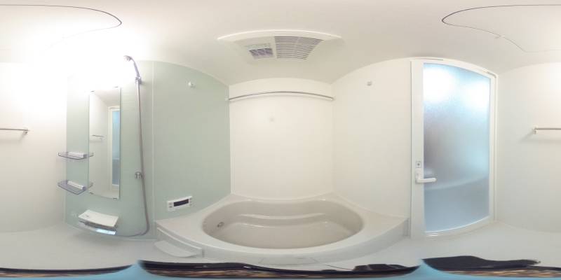 パノラマ画像バスルーム