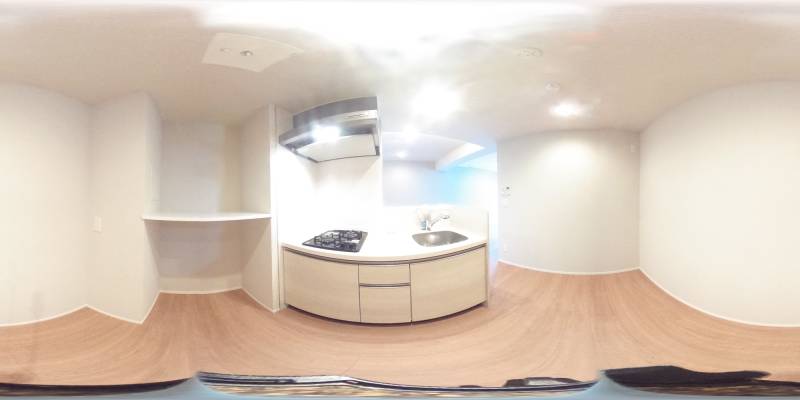 パノラマ画像キッチン