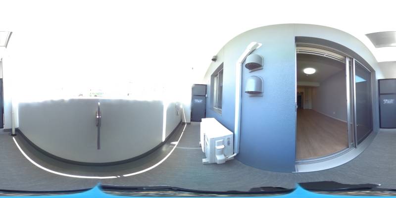 パノラマ画像バルコニー