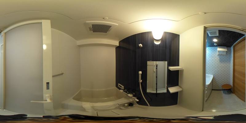 パノラマ画像バスルーム