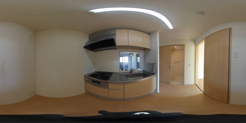 パノラマ画像キッチン