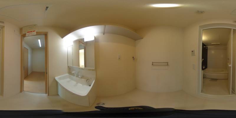 パノラマ画像洗面所
