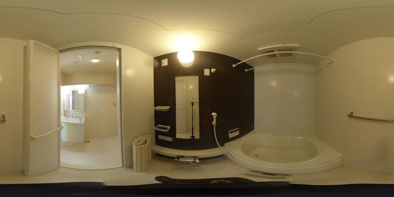 パノラマ画像バスルーム
