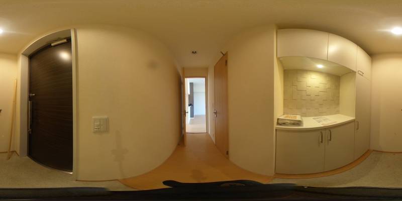 パノラマ画像玄関