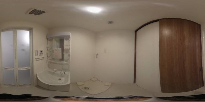 パノラマ画像洗面所
