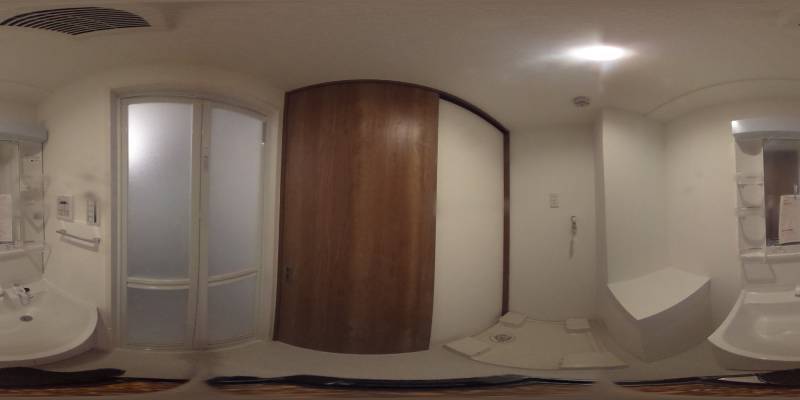 パノラマ画像洗面所