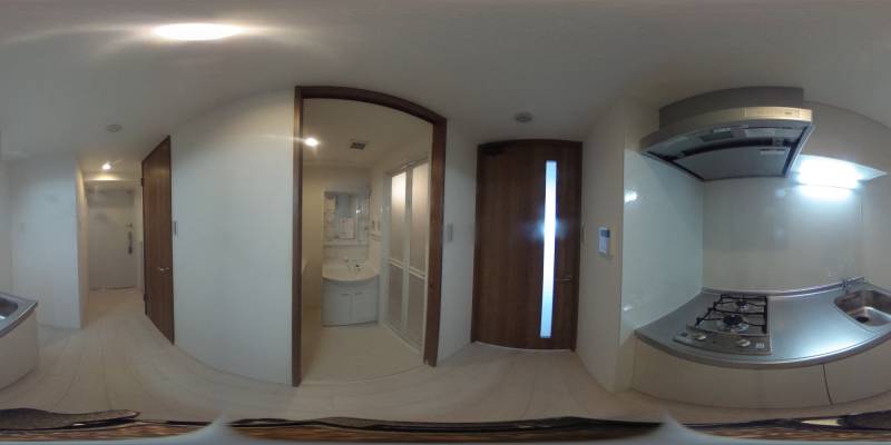 パノラマ画像キッチン