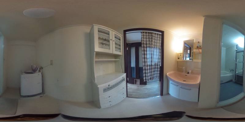 パノラマ画像洗面所