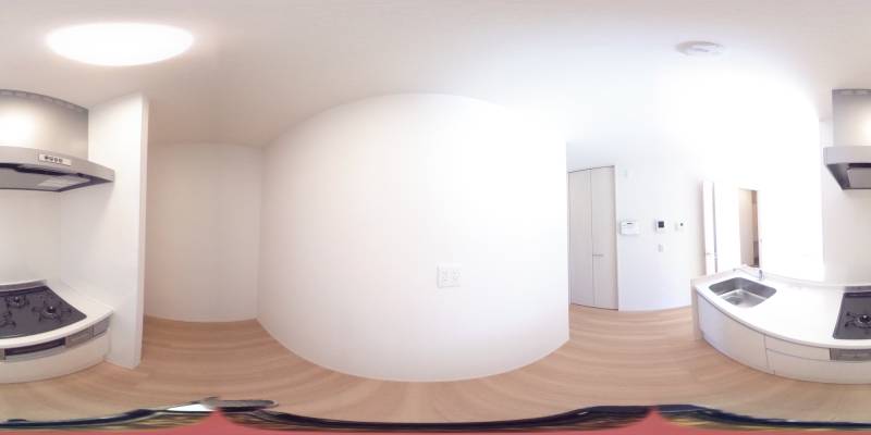 パノラマ画像キッチン