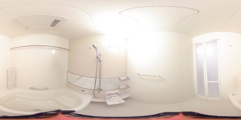 パノラマ画像バスルーム