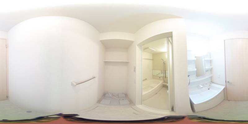 パノラマ画像洗面所