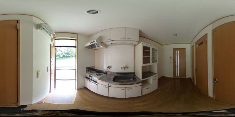 パノラマ画像キッチン