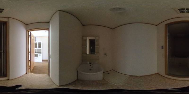 パノラマ画像洗面所