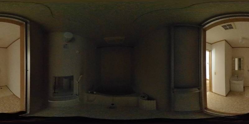 パノラマ画像バスルーム