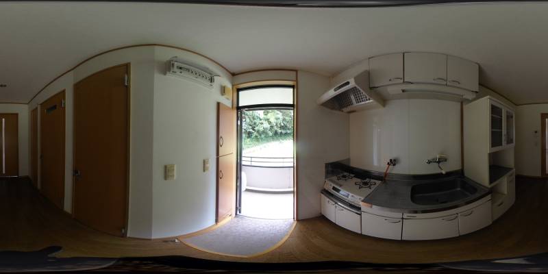 パノラマ画像キッチン