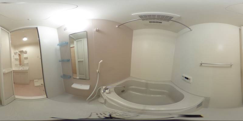パノラマ画像バスルーム