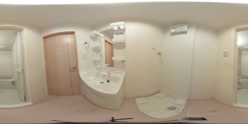 パノラマ画像洗面所