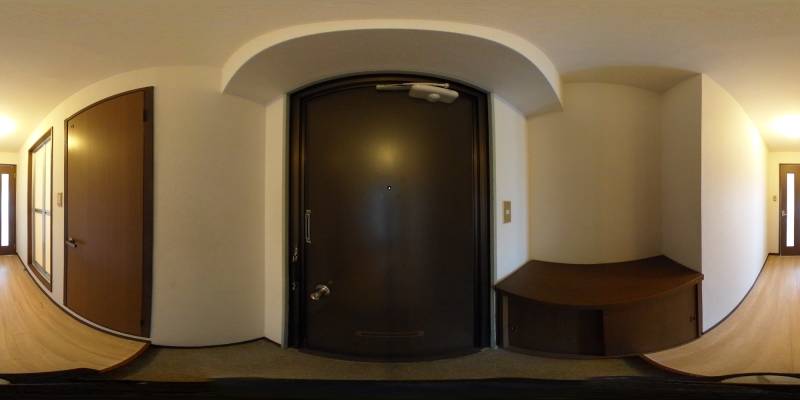 パノラマ画像玄関