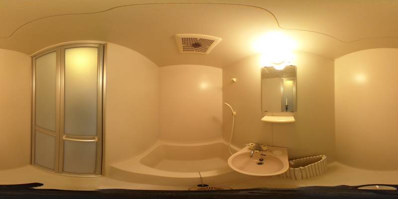 パノラマ画像バスルーム