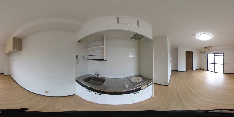 パノラマ画像キッチン