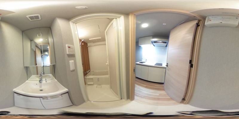 パノラマ画像洗面所