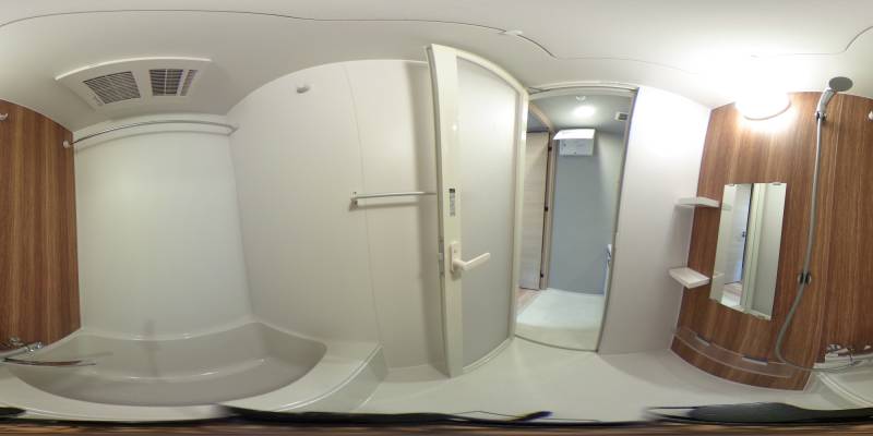 パノラマ画像バスルーム