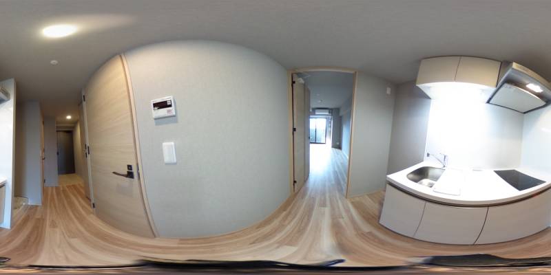 パノラマ画像キッチン