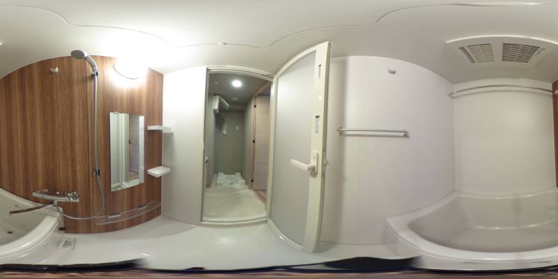 パノラマ画像バスルーム