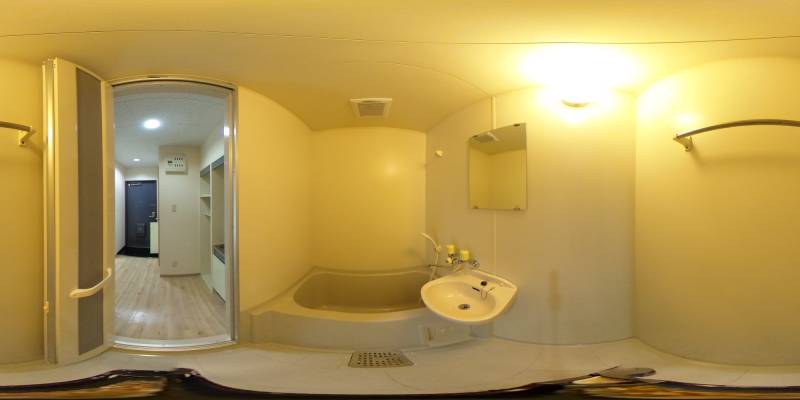 パノラマ画像バスルーム