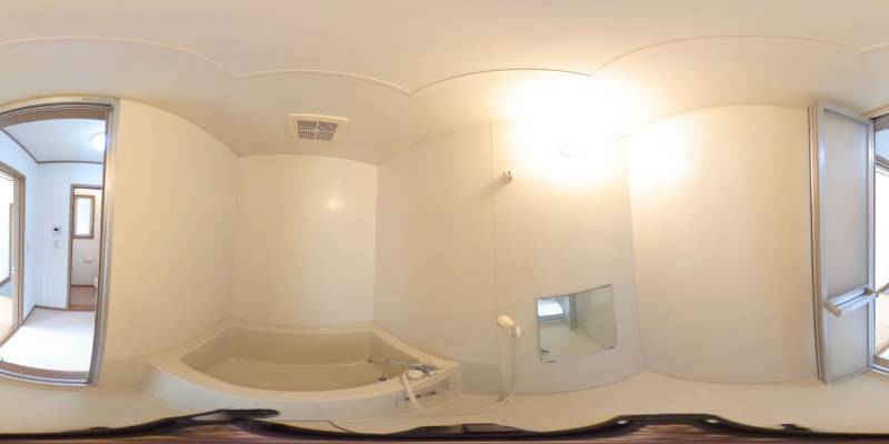 パノラマ画像バスルーム