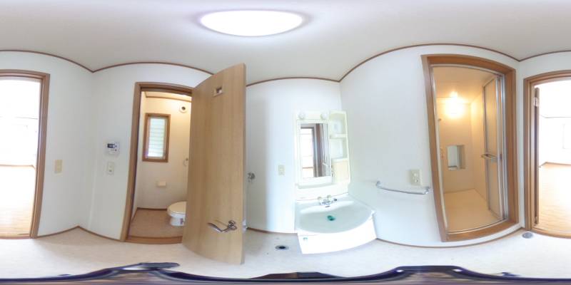 パノラマ画像洗面所