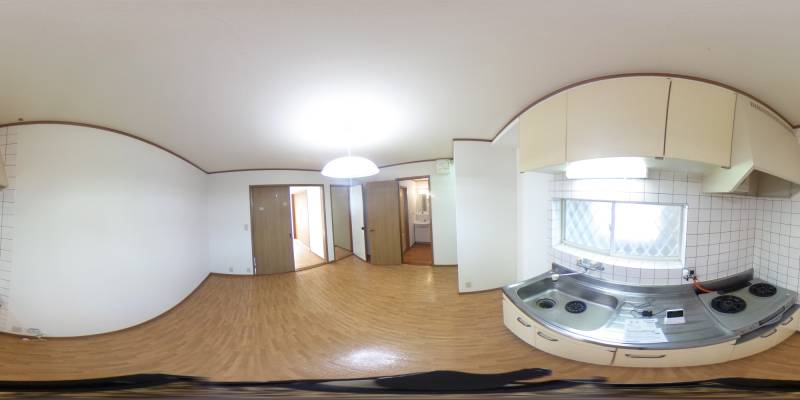 パノラマ画像キッチン