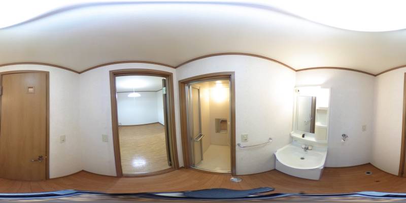 パノラマ画像洗面所