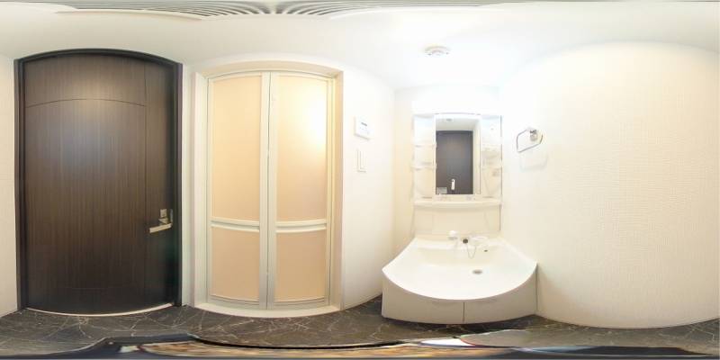 パノラマ画像洗面所