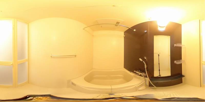 パノラマ画像バスルーム