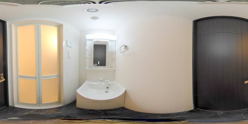 パノラマ画像洗面所