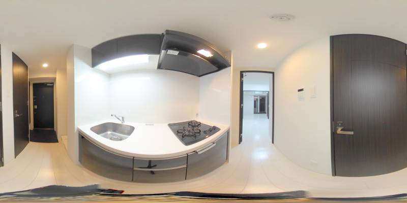 パノラマ画像キッチン