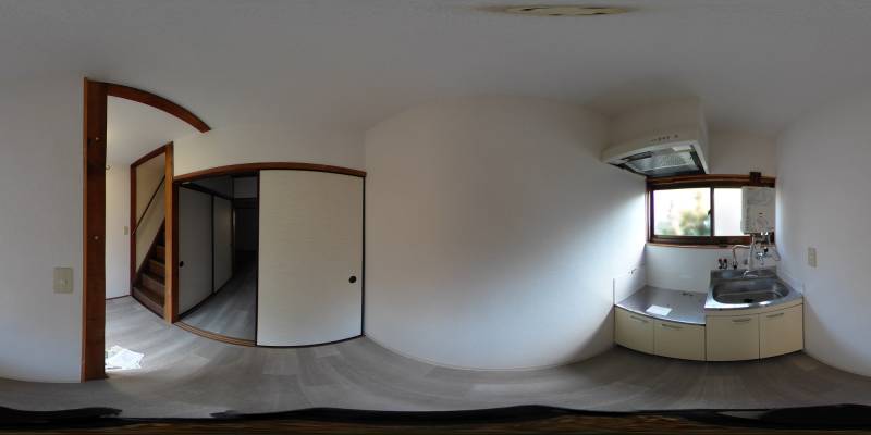 パノラマ画像キッチン