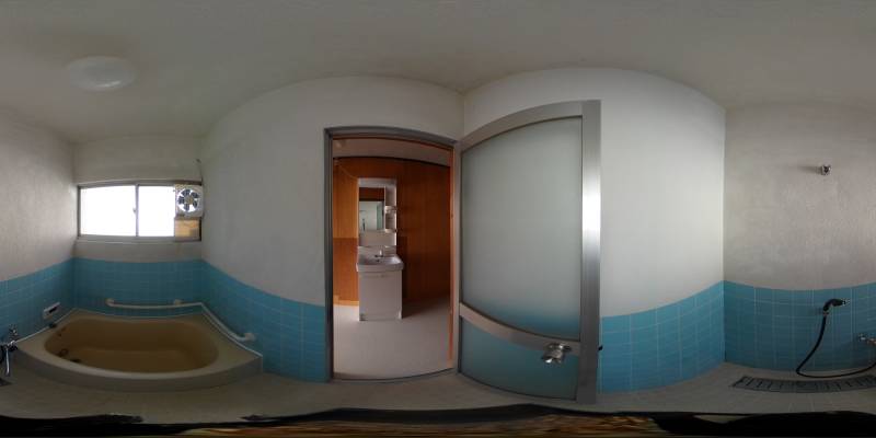 パノラマ画像バスルーム