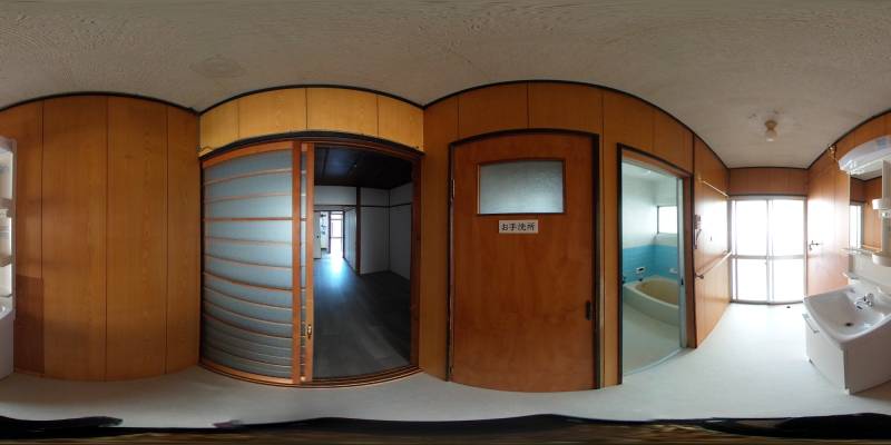 パノラマ画像洗面所