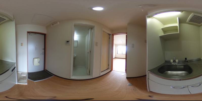 パノラマ画像キッチン