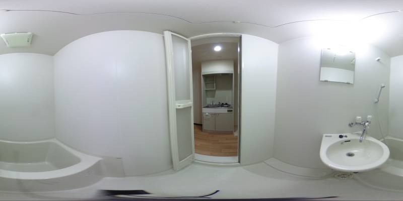 パノラマ画像バスルーム