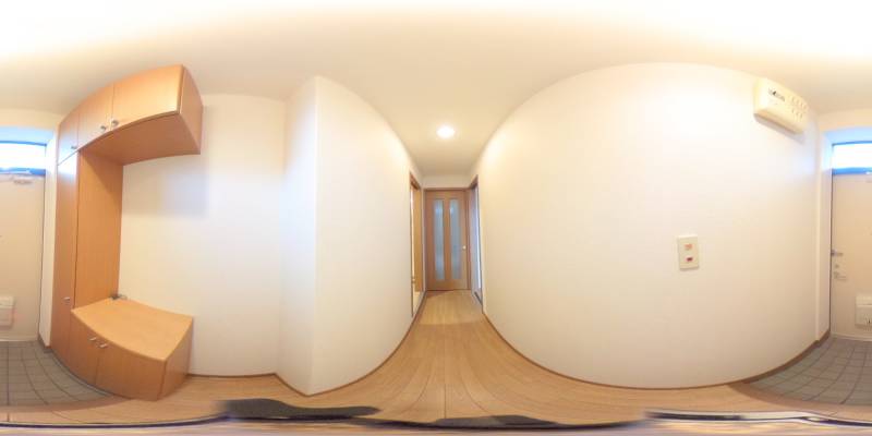 パノラマ画像玄関