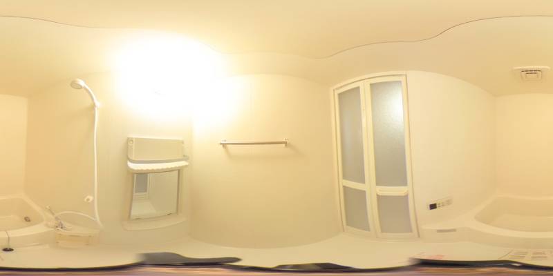 パノラマ画像バスルーム