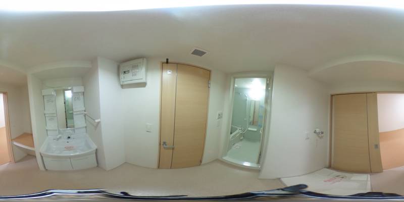 パノラマ画像洗面所