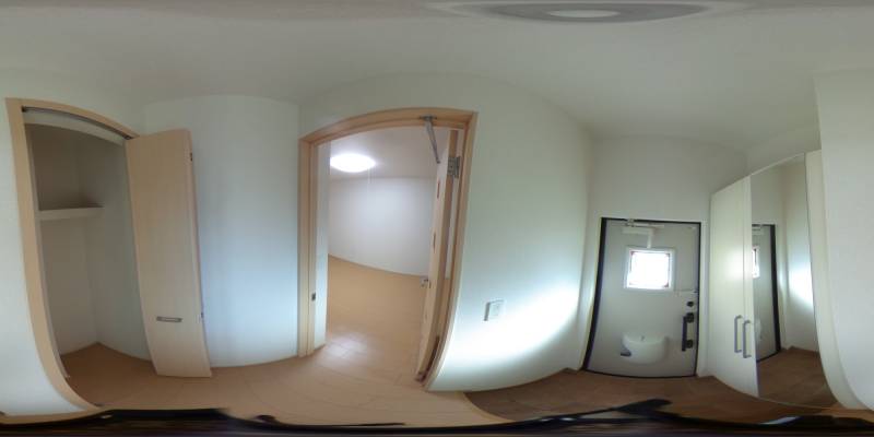 パノラマ画像玄関