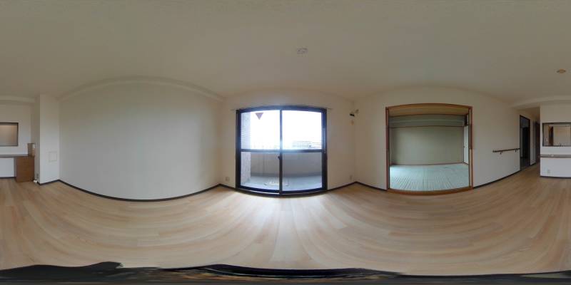 パノラマ画像リビング