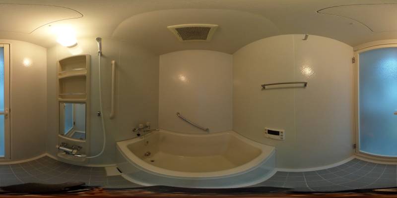 パノラマ画像バスルーム