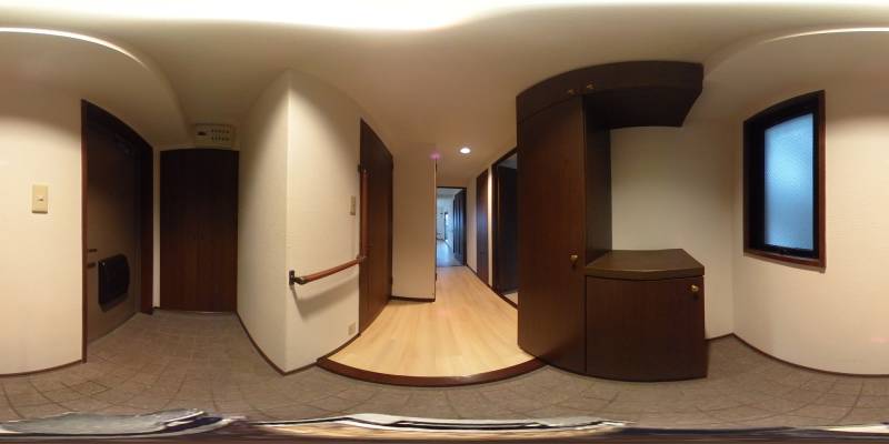 パノラマ画像玄関